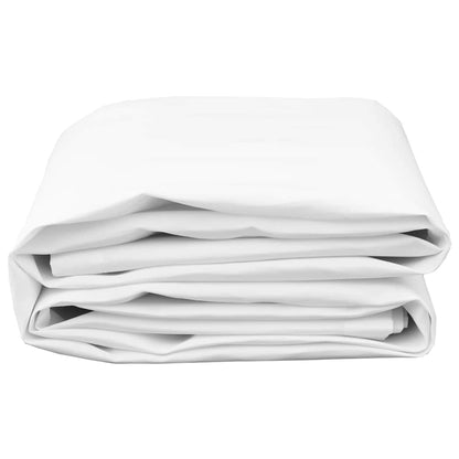 vidaXL Awning Replacement Fabric White 1000 x 160 cm Polyester
