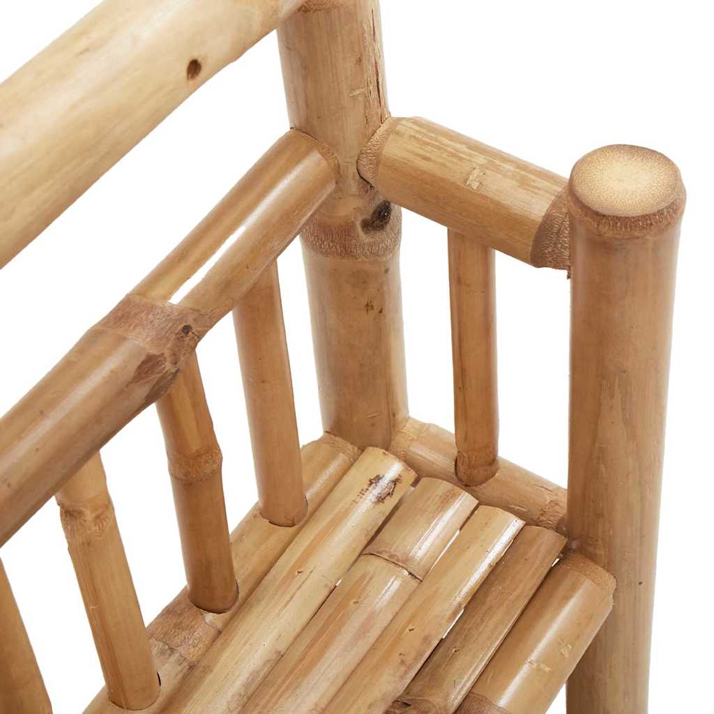 vidaXL Wall Shelf with Shelf Natural 40 x 13 x 44 cm Bamboo