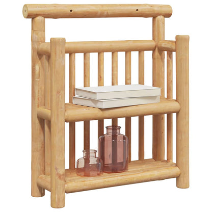 vidaXL Wall Shelf with Shelf Natural 40 x 13 x 44 cm Bamboo