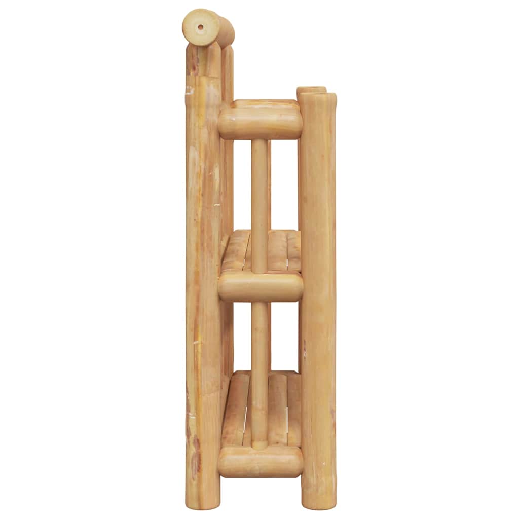 vidaXL Wall Shelf with Shelf Natural 40 x 13 x 44 cm Bamboo