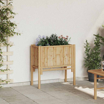vidaXL Raised Bed Brown 70 x 35 x 70 cm Bamboo