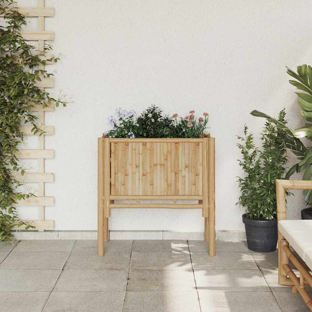 vidaXL Raised Bed Brown 70 x 35 x 70 cm Bamboo