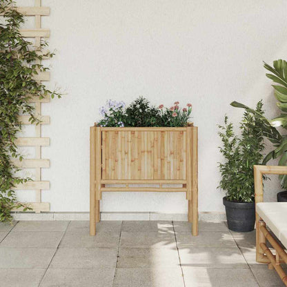 vidaXL Raised Bed Brown 70 x 35 x 70 cm Bamboo