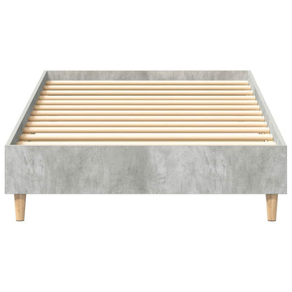 vidaXL Bed Frame Concrete Grey 203 x 93 x 25 cm Engineered Wood