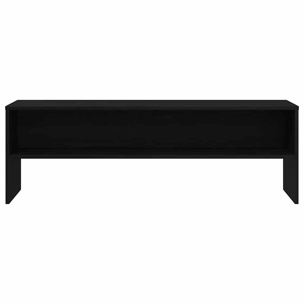 vidaXL TV Cabinet Black Oak 120x40x40 cm Engineered Wood