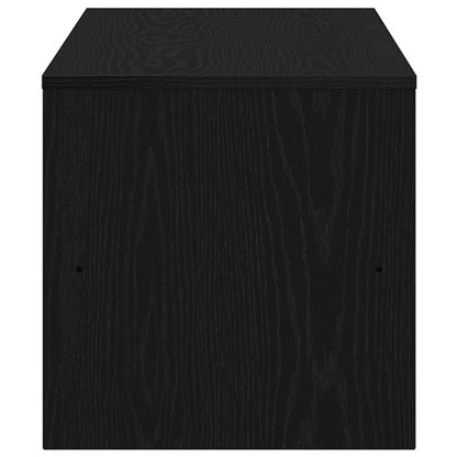 vidaXL TV Cabinet Black Oak 120x40x40 cm Engineered Wood