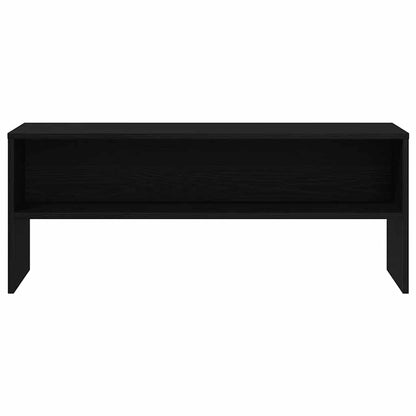 vidaXL TV Cabinet Black Oak 100x40x40 cm Engineered Wood
