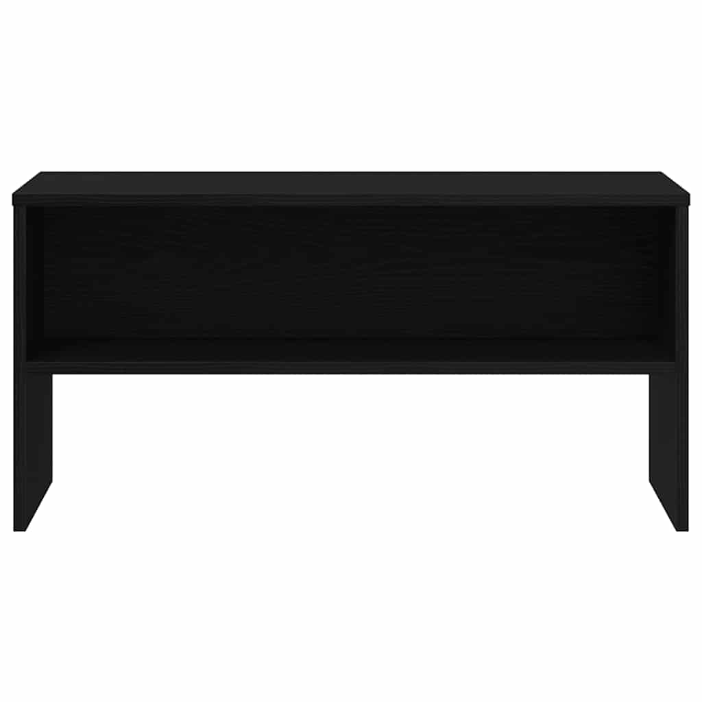 vidaXL TV Cabinet Black Oak 80x40x40 cm Engineered Wood