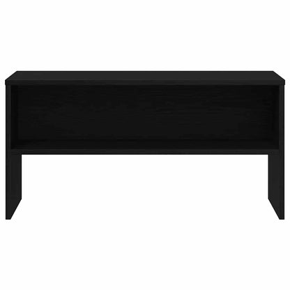 vidaXL TV Cabinet Black Oak 80x40x40 cm Engineered Wood