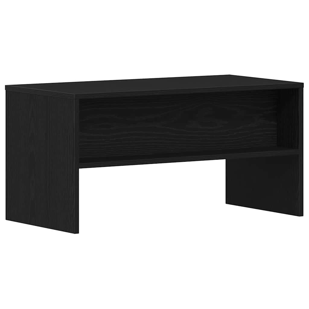 vidaXL TV Cabinet Black Oak 80x40x40 cm Engineered Wood