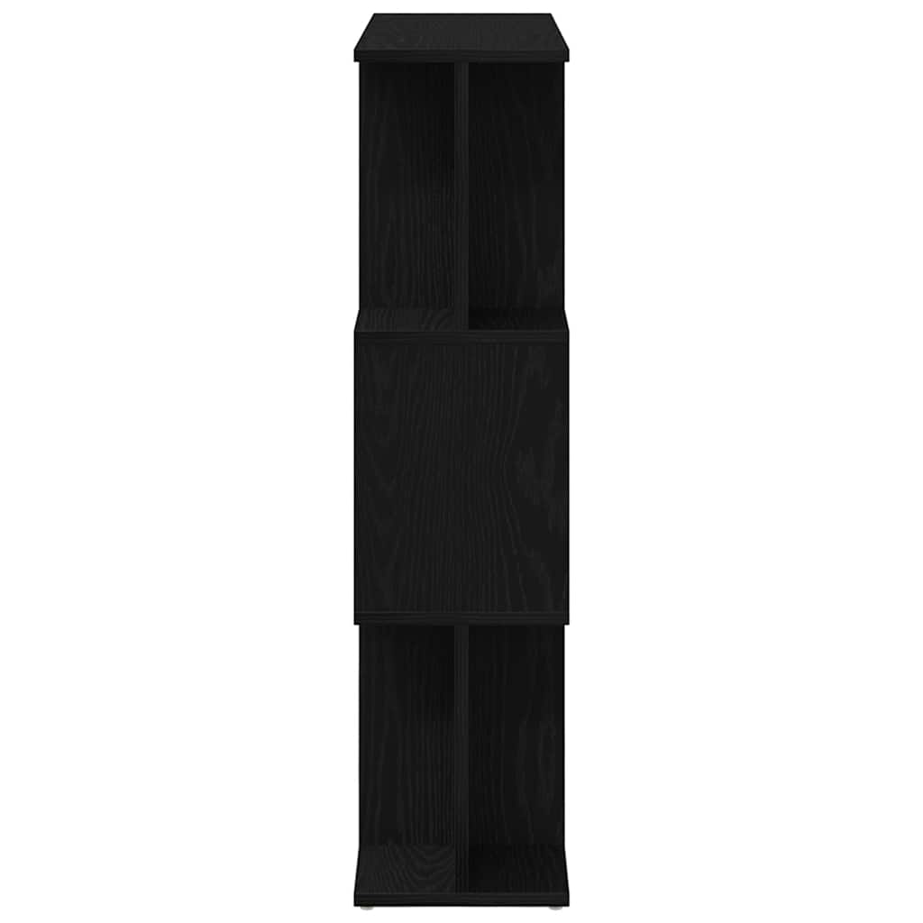 vidaXL Bookcase Black Oak 80x24x96 cm Engineered Wood