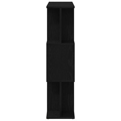 vidaXL Bookcase Black Oak 80x24x96 cm Engineered Wood