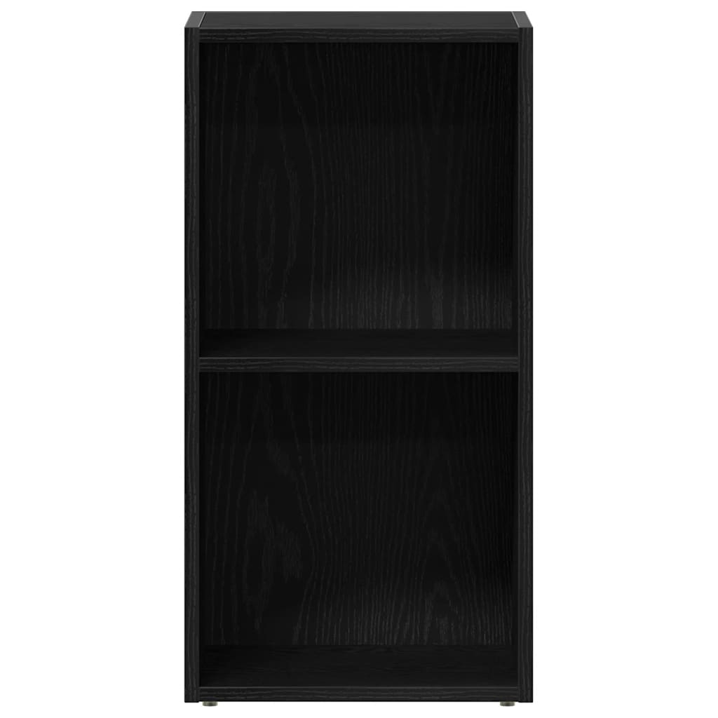 vidaXL LP Storage Box Black Oak 71x34x36 cm Engineered Wood