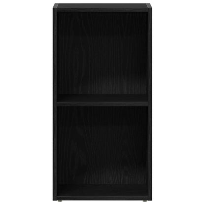 vidaXL LP Storage Box Black Oak 71x34x36 cm Engineered Wood