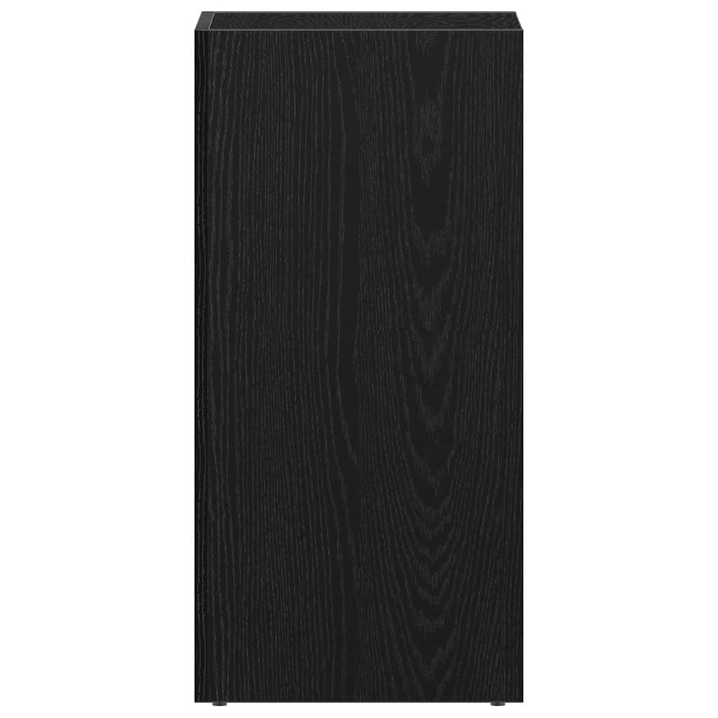 vidaXL LP Storage Box Black Oak 71x34x36 cm Engineered Wood