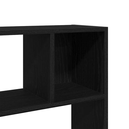 vidaXL Book Cabinet/Room Divider Black Oak 105x24x102 cm