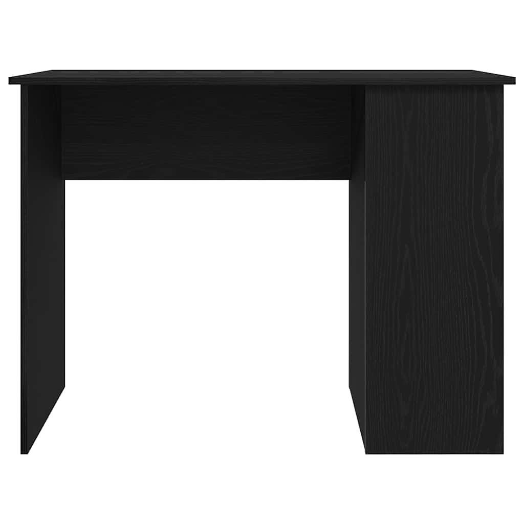 vidaXL Desk Black Oak 100x55x75 cm Engineered Wood