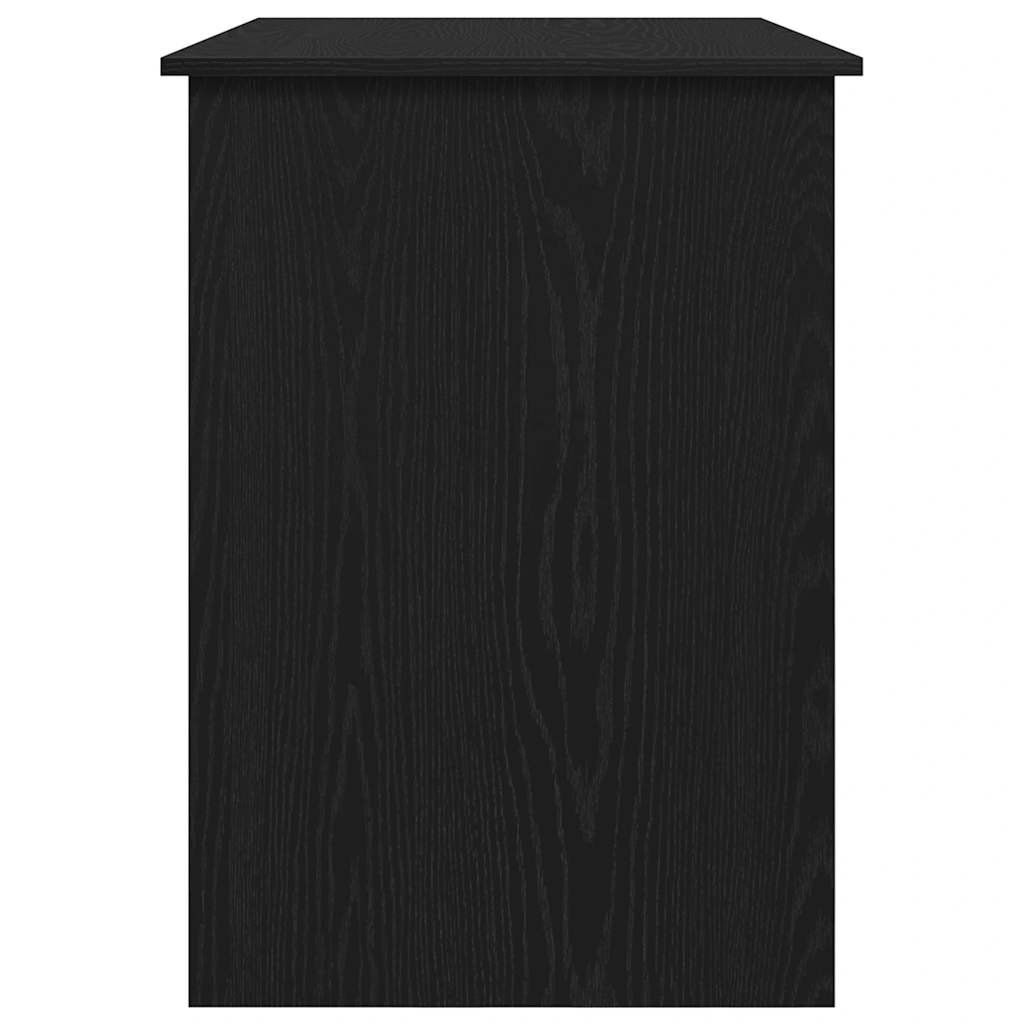 vidaXL Desk Black Oak 100x55x75 cm Engineered Wood