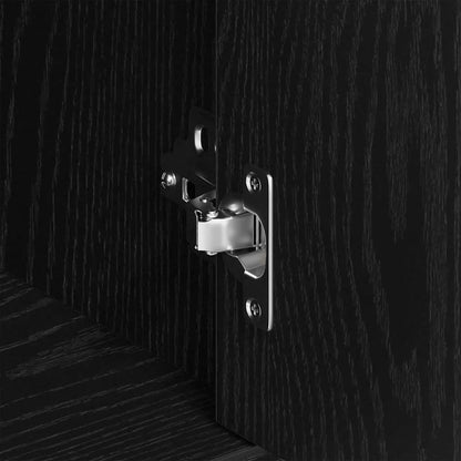 vidaXL Sideboard Black Oak 88x30x70 cm Engineered Wood