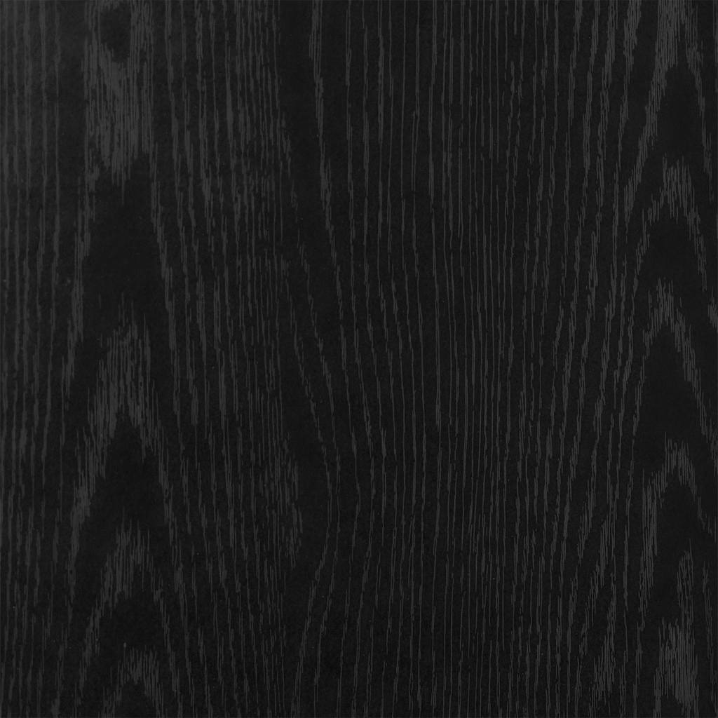 vidaXL Bookcase Black Oak 40x24x143 cm Engineered Wood