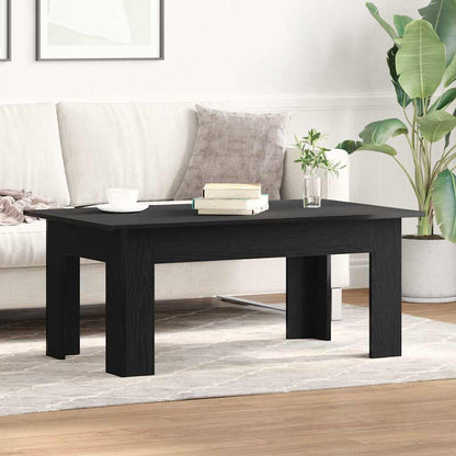 vidaXL Coffee Table Black Oak 100 x 60 x 42 cm Engineered Wood
