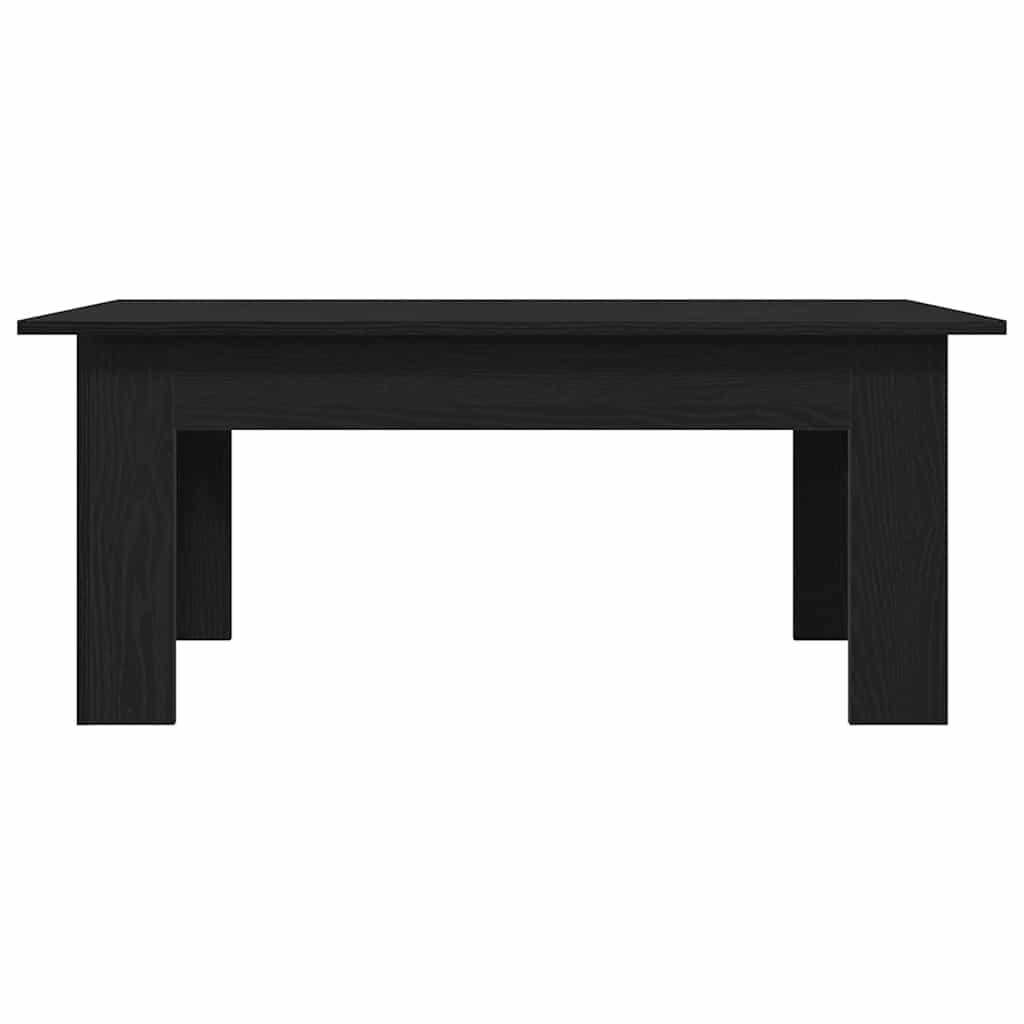 vidaXL Coffee Table Black Oak 100 x 60 x 42 cm Engineered Wood