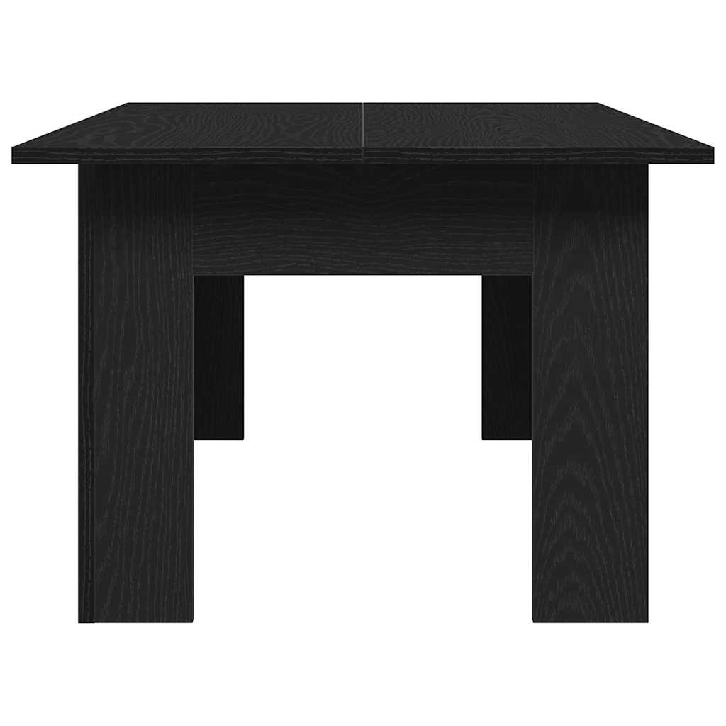 vidaXL Coffee Table Black Oak 100 x 60 x 42 cm Engineered Wood