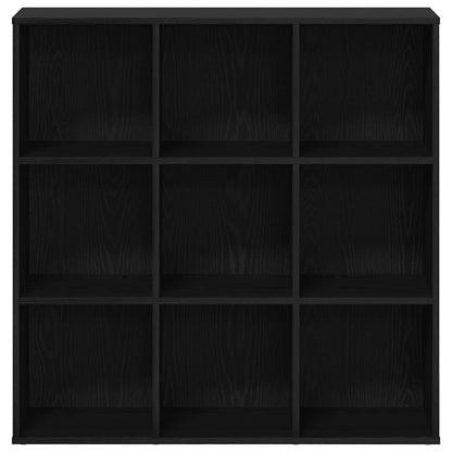 vidaXL Book Cabinet Black Oak 98x29x97.5 cm Engineered Wood