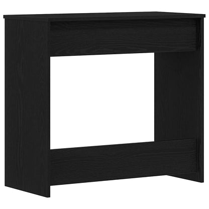 vidaXL Desk with Drawer Black Oak 80 x 40 x 75 cm Engineered Wood