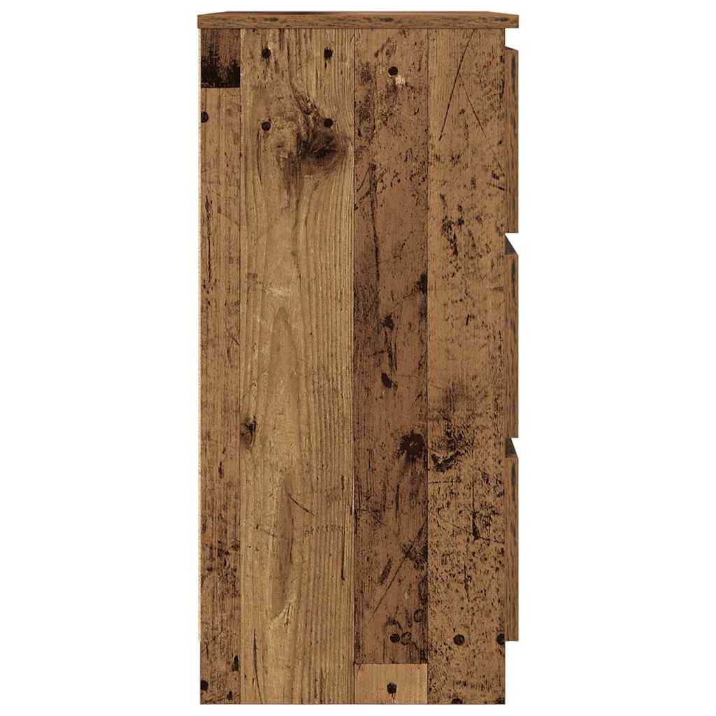 vidaXL Sideboard Old Wood 60x35x76 cm Engineered Wood