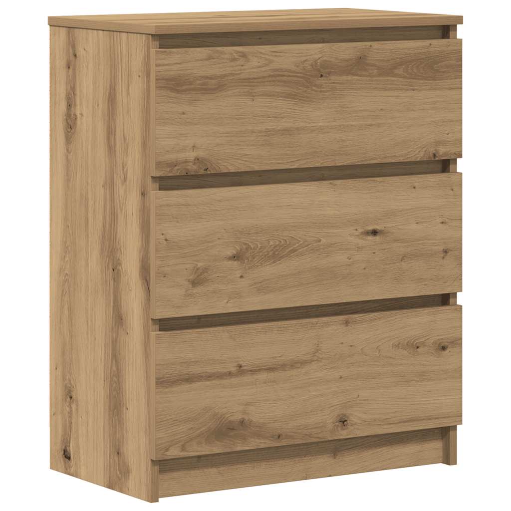vidaXL Sideboard Artisan Oak 60x35x76 cm Engineered Wood