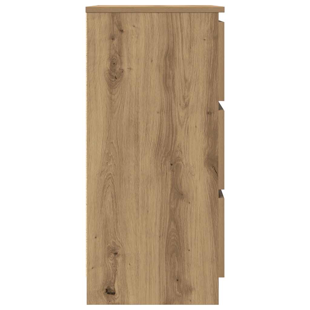 vidaXL Sideboard Artisan Oak 60x35x76 cm Engineered Wood