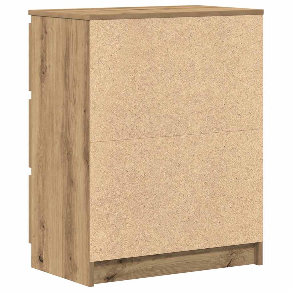 vidaXL Sideboard Artisan Oak 60x35x76 cm Engineered Wood