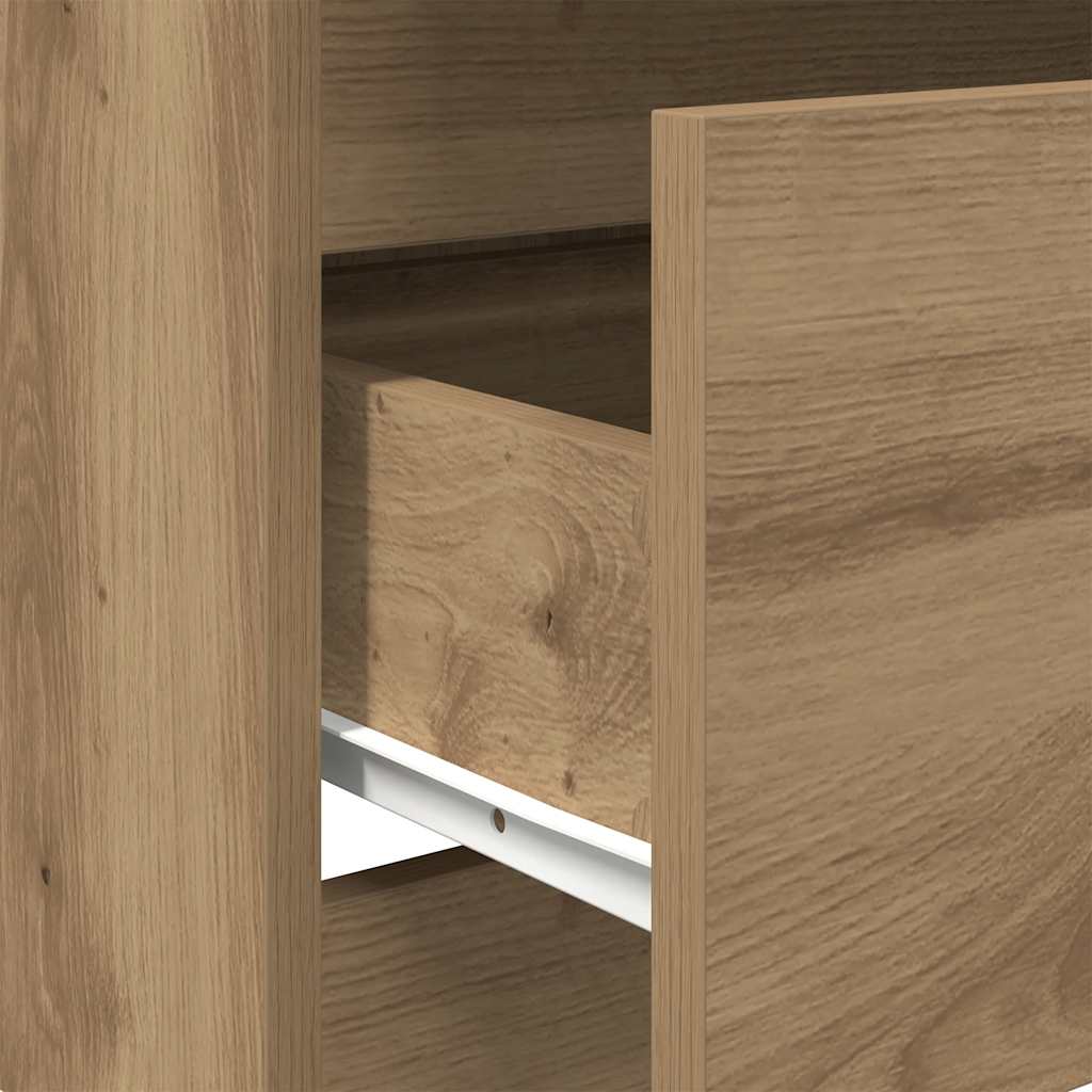 vidaXL Sideboard Artisan Oak 60x35x76 cm Engineered Wood
