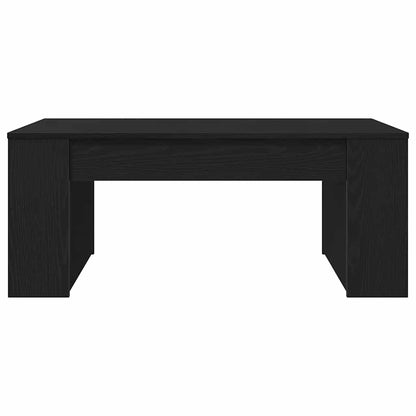 vidaXL Coffee Table Black Oak 102 x 55 x 42 cm Engineered Wood