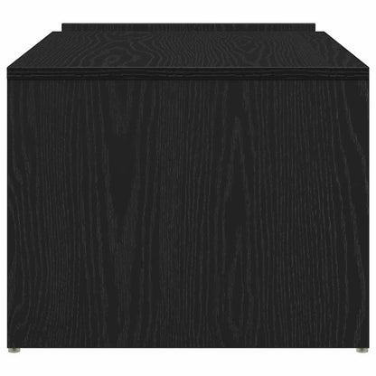 vidaXL Coffee Table Black Oak 90 x 45 x 35 cm Engineered Wood