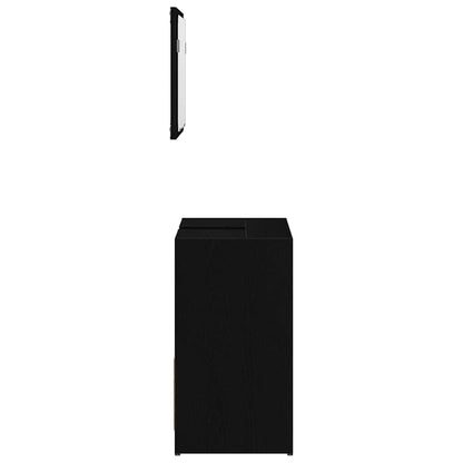 vidaXL Bathroom Cabinet Black Oak 60 x 33 x 60 cm Engineered Wood