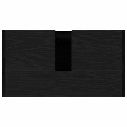 vidaXL Bathroom Cabinet Black Oak 60 x 33 x 60 cm Engineered Wood