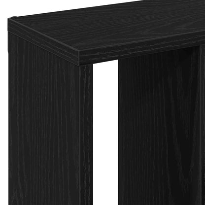 vidaXL Wall Shelf Black Oak 45x16x45 cm Engineered Wood