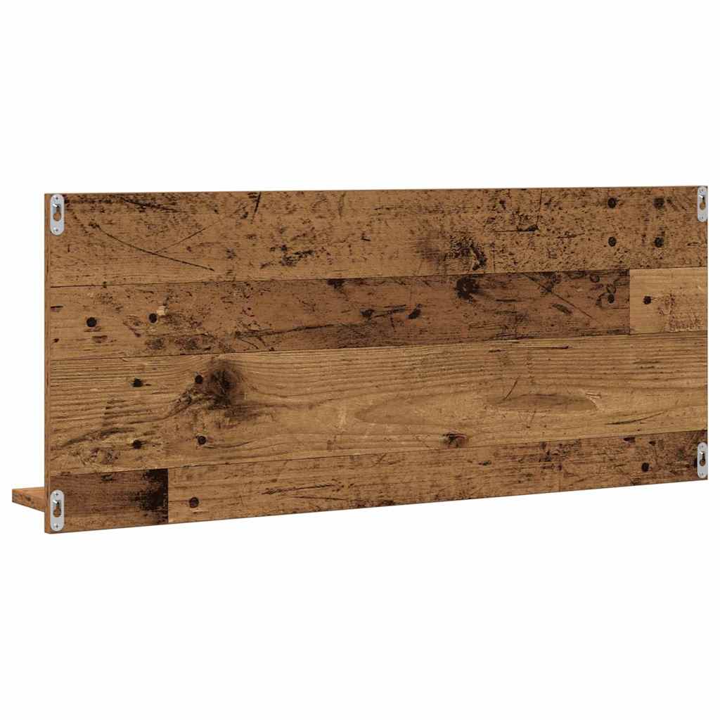 vidaXL Mirror Shelf Old wood 90 x 10.5 x 37 cm Engineered Wood