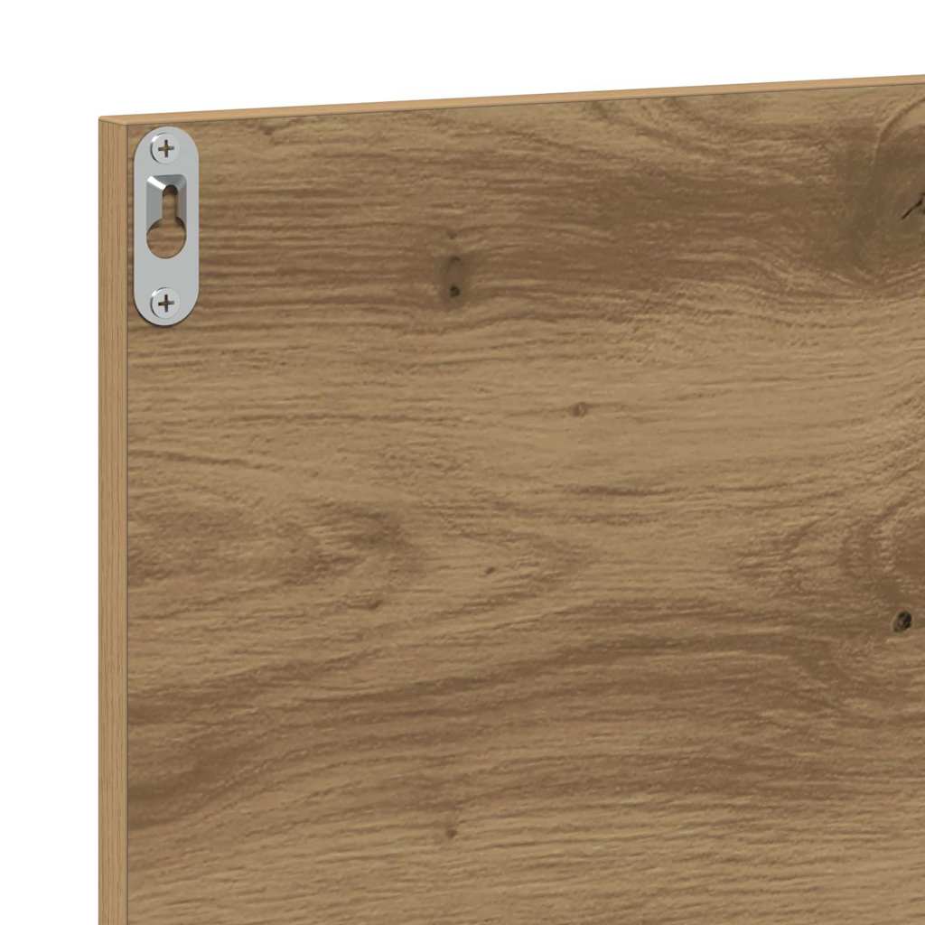 vidaXL Mirror Shelf Artisan oak 90 x 10.5 x 37 cm Engineered Wood