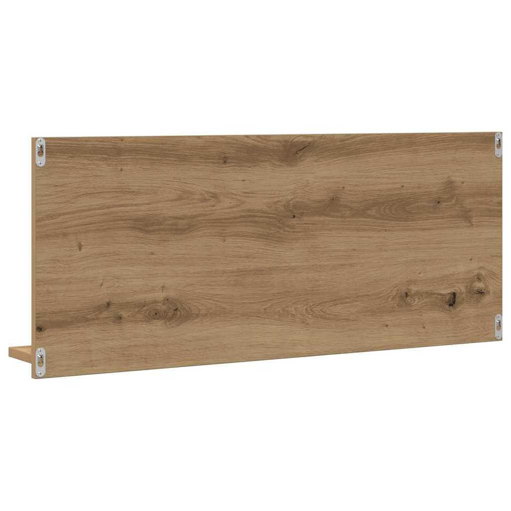 vidaXL Mirror Shelf Artisan oak 90 x 10.5 x 37 cm Engineered Wood
