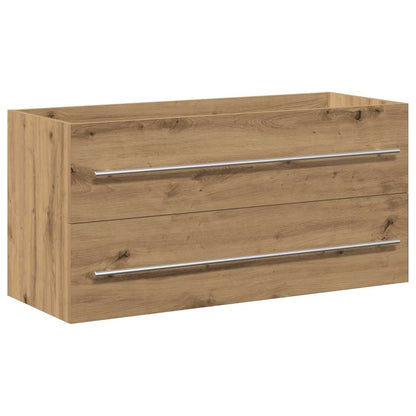 vidaXL Bathroom Sink Cabinet Artisan Oak 100x38.5x48 cm Engineered Wood