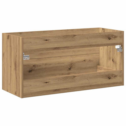 vidaXL Bathroom Sink Cabinet Artisan Oak 100x38.5x48 cm Engineered Wood