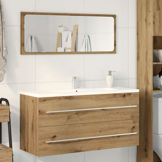 vidaXL Bathroom Sink Cabinet Artisan Oak 100x38.5x48 cm Engineered Wood