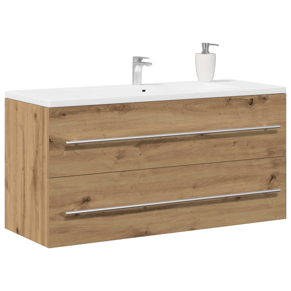 vidaXL Bathroom Sink Cabinet Artisan Oak 100x38.5x48cm Engineered Wood