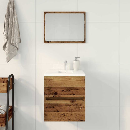 vidaXL Sink Cabinet Old Wood 41 x 38.5 x 45 cm Engineered wood