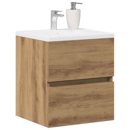 vidaXL Bathroom Sink Cabinet Artisan Oak 41x38,5x45 cm Engineered Wood