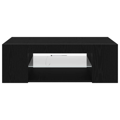 vidaXL TV Cabinet Black Oak 90 x 39 x 30 cm Engineered Wood