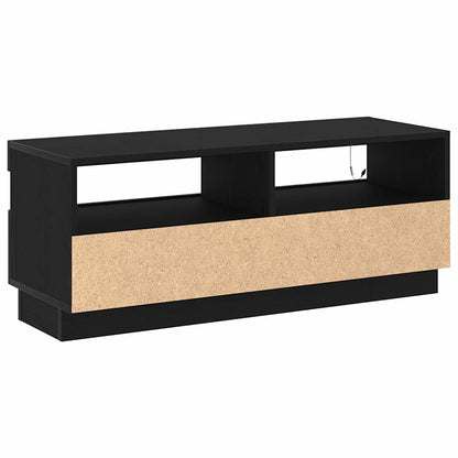 vidaXL TV Cabinet Black Oak 100 x 35 x 40 cm Engineered Wood